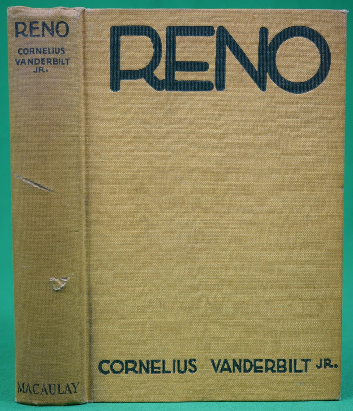 "Reno" 1929 VANDERBILT JR., Cornelius