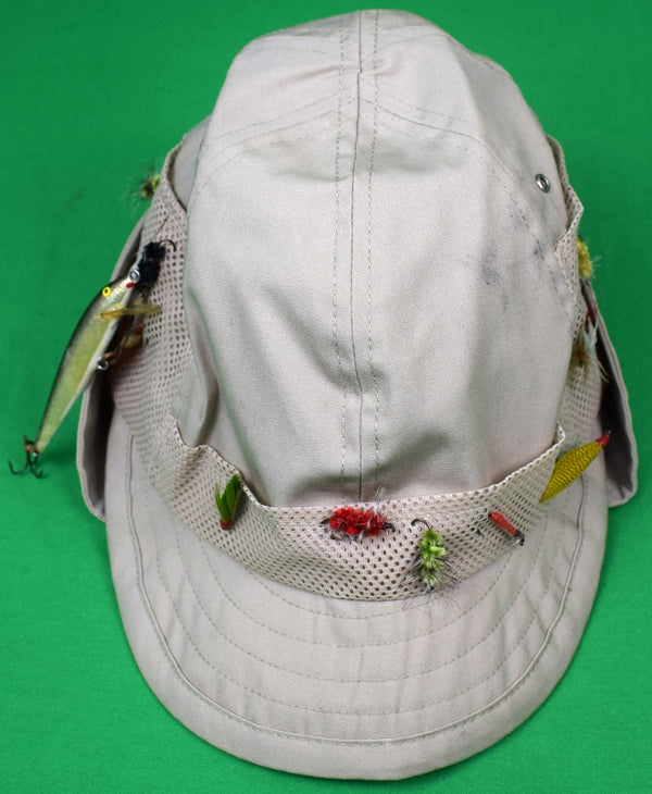 Orvis Fly-Fishing Poplin Hat w/ Mesh Pockets Made In Norway