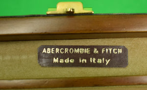 "Abercrombie & Fitch Travel Backgammon Board Made In Italy"