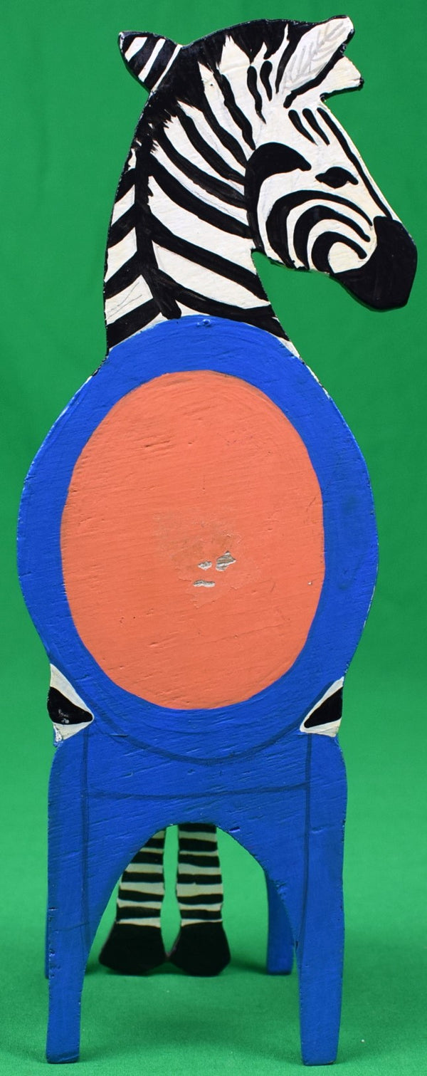 "HandPainted Zebra Miniature Chair"