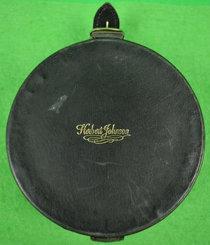 Herbert Johnson Black Leather Stud Box w/ Strap