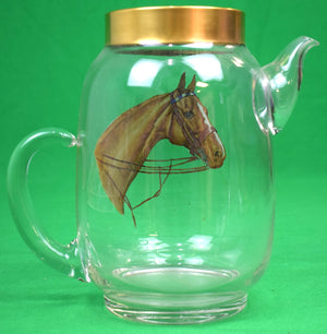 Abercrombie & Fitch Horse Head Cocktail Pitcher by Cyril Gorainoff
