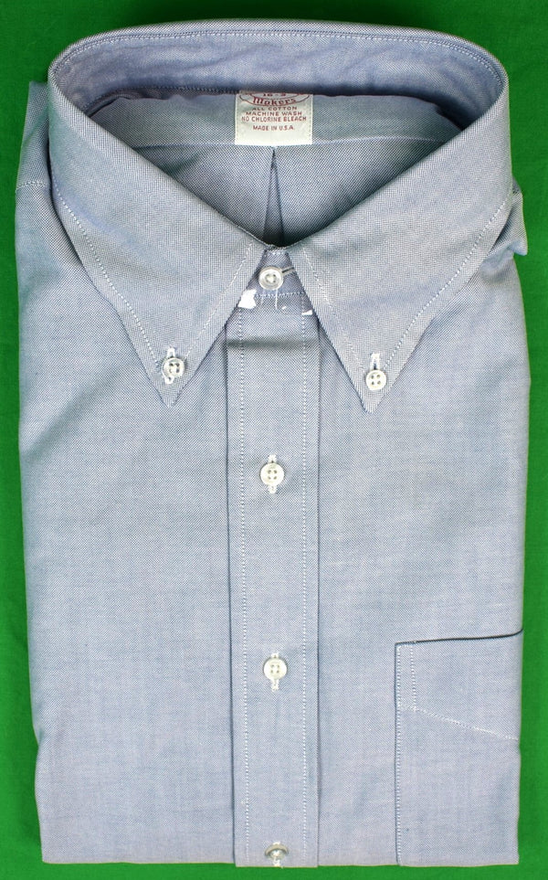 Brooks Brothers Blue OCBD Shirt Sz 16-3 (DEADSTOCK w/ BB Tag)