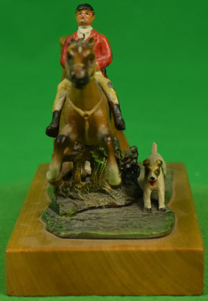 "Austrian Bronze Fox-Hunter w/ Hound"