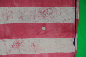 Polo Ralph Lauren 13 Star American Flag Print Shawl Wrap Batik Scarf