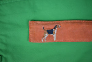 Polo Ralph Lauren Melon Corduroy w/ Spaniel Embroidery D-RIng Belt