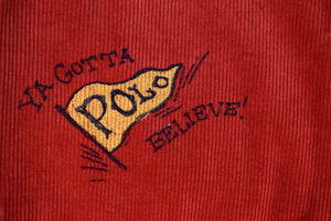 "Polo Ralph Lauren Burnt Orange Cords w/ Vintage Graphic Pants" Sz 42 x 30 (New w/ RL Tags)