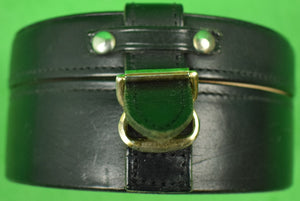 Herbert Johnson Black Leather Stud Box w/ Strap