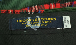 "Brooks Brothers Patch Panel Royal Stewart Tartan w/ Red & Green Corduroy Trousers" Sz: 41"W (SOLD)