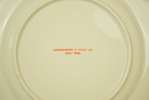 "Set Of 12 Frank Vosmansky For Abercrombie & Fitch Game Bird Dinner Plates"
