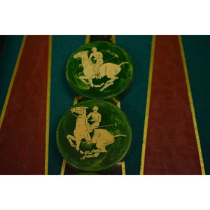 "Amb. John Hay "Jock" Whitney's "Polo Player" c1930s Backgammon Set" (SOLD)