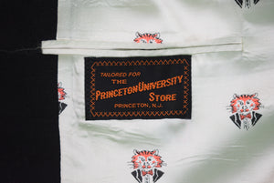 "Princeton University 1991 Worsted Wool Navy Blazer w/ Badge" Sz 42R