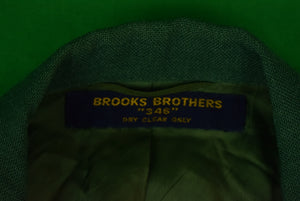 "Brooks Brothers "346" x The Everglades Club Green Hopsack Blazer" Sz 45L