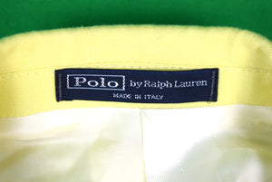 "Polo By Ralph Lauren Yellow Trop Flax Blazer" Sz 46L