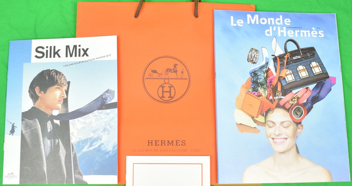 Le Monde d'Hermes/ Silk Mix Ties and Scarves/ Histoires de Carres Autumn-Winter 2019 (SOLD)