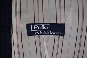 "Polo Ralph Lauren Black Watch 3pc/ 3 Button Dinner Suit w/ Cummerbund" Sz 42R