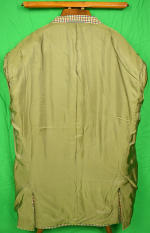 "Cerruti Italian Houndstooth/ Gun Check Wool Sport Jacket" Sz: 50R (SOLD)