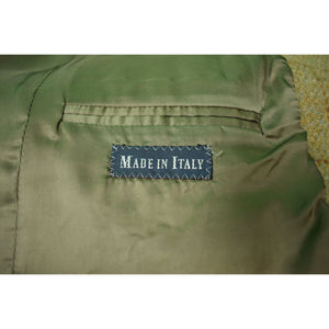 "Polo Ralph Lauren Blanket Plaid Italian Wool Tweed Jacket" Sz 42L