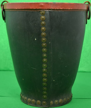 "Peal & Co for Brooks Brothers English Leather Bucket w/ Armorial Crest" (SOLD)