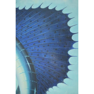 "Leaping Sailfish" by Marshall Anderson Oil on Canvas
