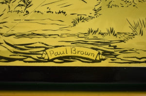 "A Sportsman's Bag" c1950s Tray by Paul Desmond Brown (SOLD)