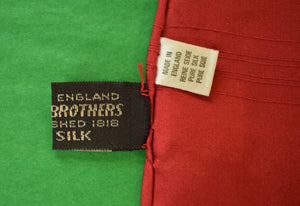 Brooks Brothers Scarlet English Silk Pocket Sq