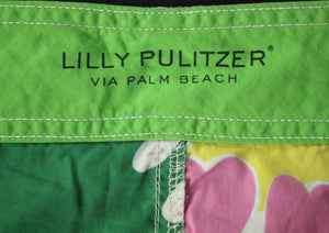 "Lilly Pulitzer Via Palm Beach Swim Trunks/ Jams Sz: 34"W"