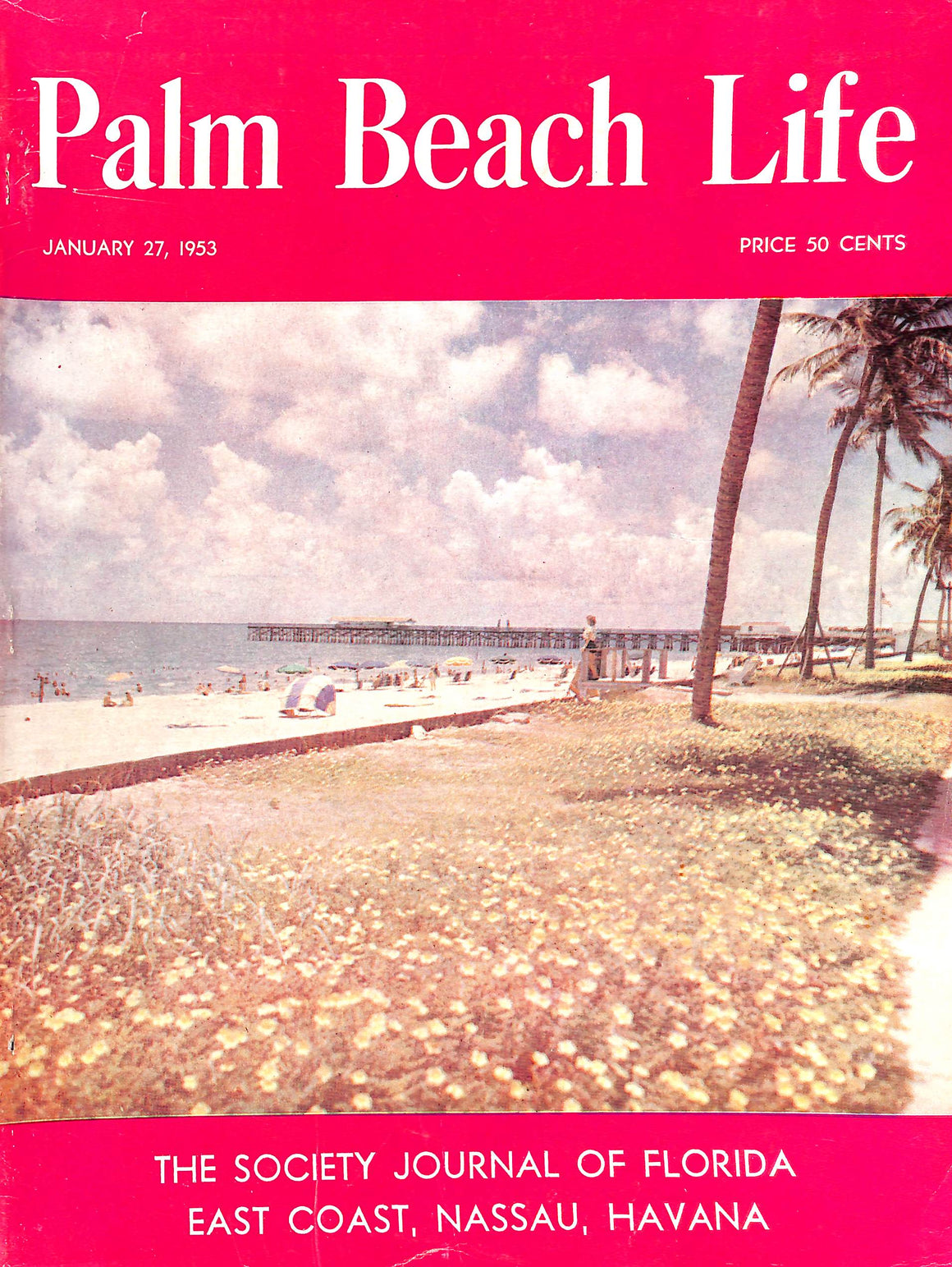 Palm Beach Life Magazine January 27, 1953 (SOLD)