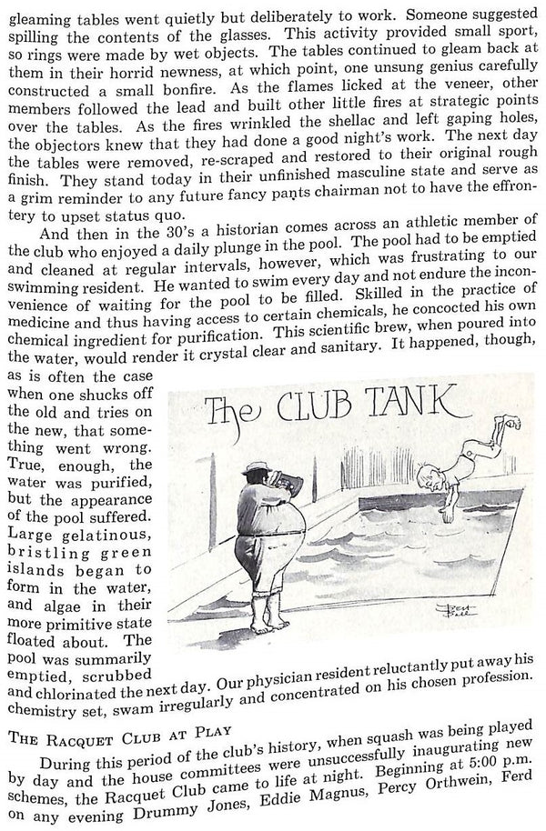 "The Racquet Club Saint Louis 19061956" (SOLD)