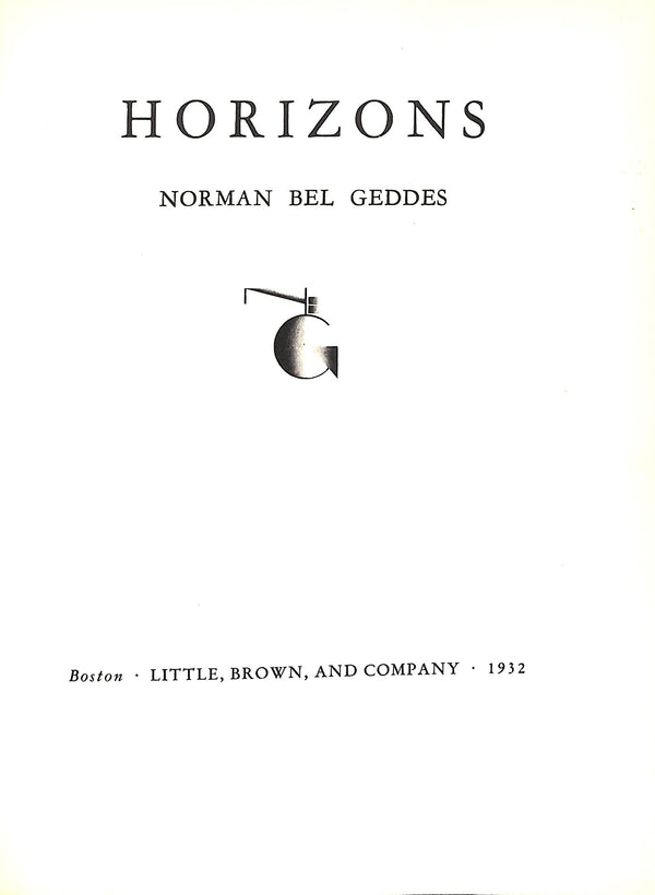 HORIZONS ノーマン・ベル・ゲデス Norman Bel Geddes Database