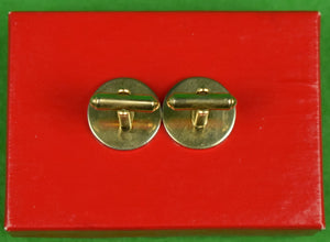 Pair of The "21" Club New York Brass T-Back Cufflinks (SOLD)