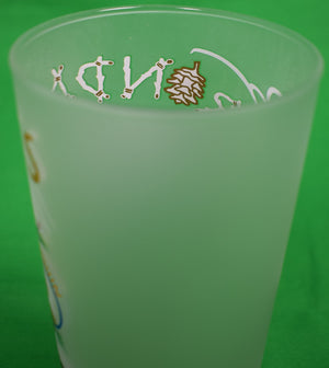 "Set x 4 Adirondacks Frosted Highball Glasses" (NEW) (SOLD)