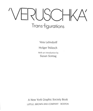 "Veruschka Trans-Figurations" 1986 LEHNDORFF, Vera, TRULZSCH, Holger