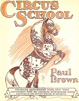 "Circus School" 1946 BROWN, Paul