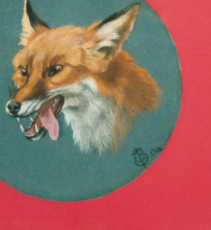 "Sly Fox" 1903 Watercolour (SOLD)