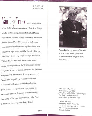 "Van Day Truex: The Man Who Defined Twentieth Century Taste And Style" 2001 LEWIS, Adam (SOLD)