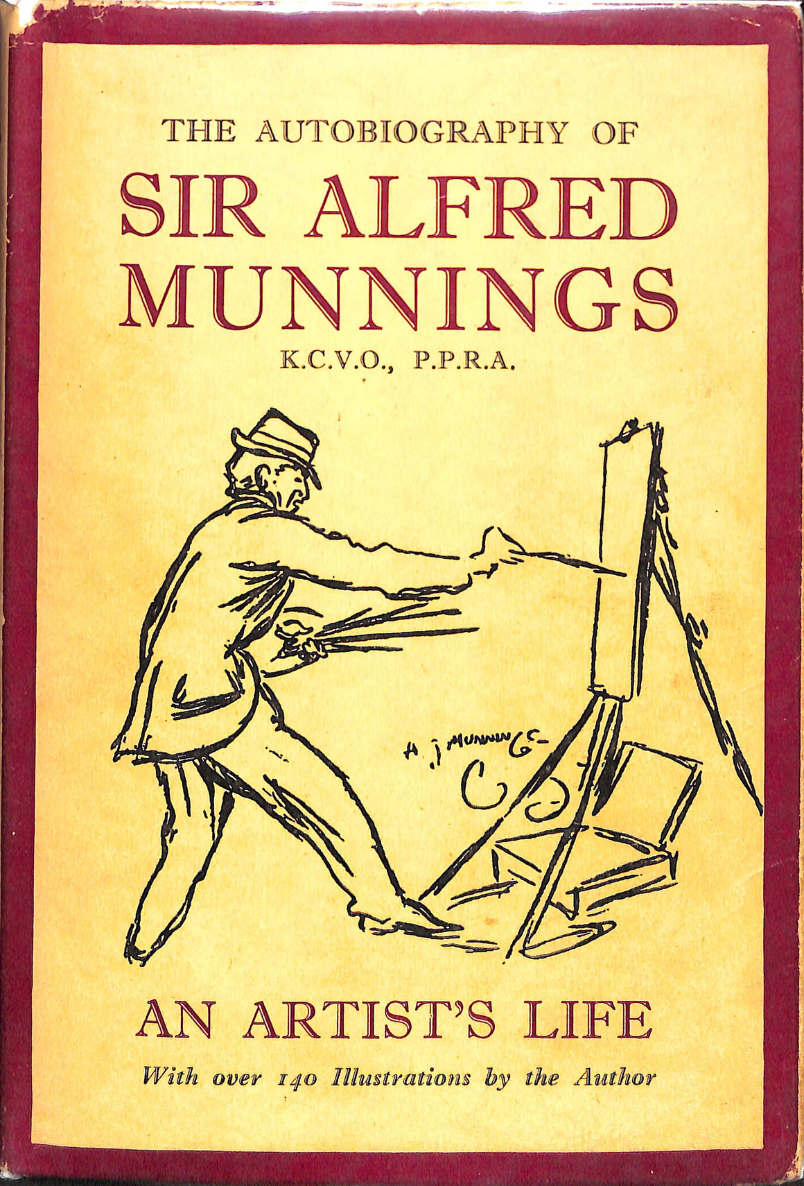 "An Artist's Life" 1950 MUNNINGS, Sir Alfred