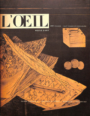 L'ŒIL Revue D'Art Numero 25, Janvier 1957
