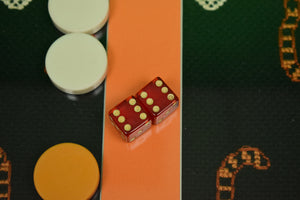 "Princeton Tigers Needlepoint Backgammon Board" (SOLD)