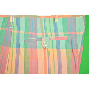 "O'Connell's GT India Pastel Madras Trousers" Sz: 31 (New w/ OLC Tag)