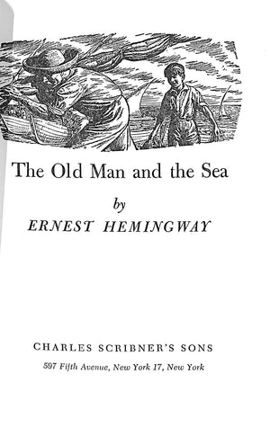 "The Old Man and The Sea" 1952 HEMINGWAY, Ernest (SOLD)