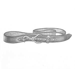 Men's Hoof Pick Belt 2000 Graphite Drawing