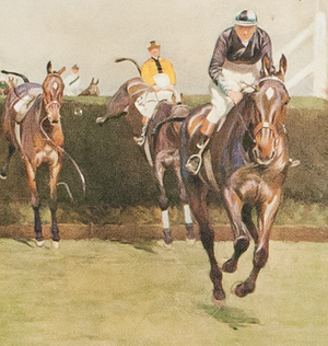 The Grand National, Valentines by Cecil Aldin