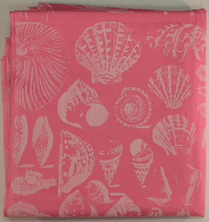 "Lilly Pulitzer Pink 'Seashell' Print c1960s Fabric"