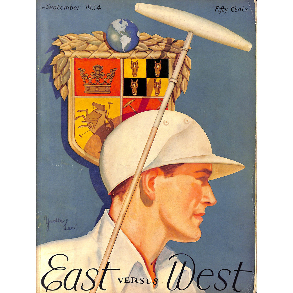"East versus West" September, 1934