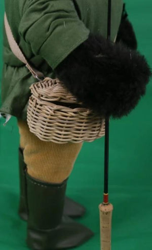The London Owl Company For Abercrombie & Fitch 'The Fisherman' In Box w/ Creel Basket/ Fly Rod & Trout