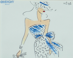 "Givenchy Paris Fashion Plate No. 43"
