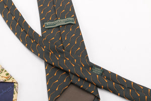 "Drakes x Holland & Holland Shooting Rifle Silk Tie" (SOLD)