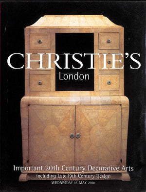 Important 20th Century Decorative Arts 2001 Christie's London