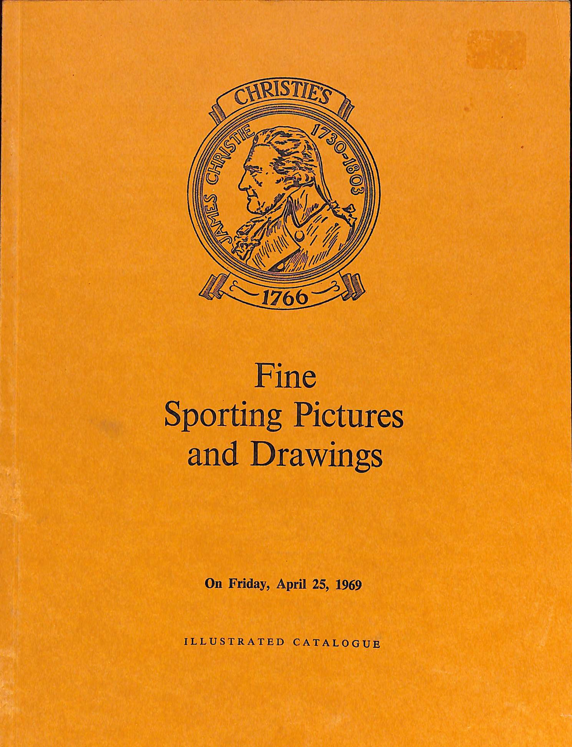 Fine Sporting Pictures And Drawings - April 25, 1969 Christie's